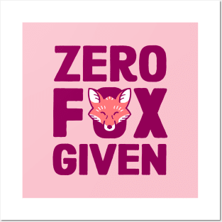 Zero Fox Given Posters and Art